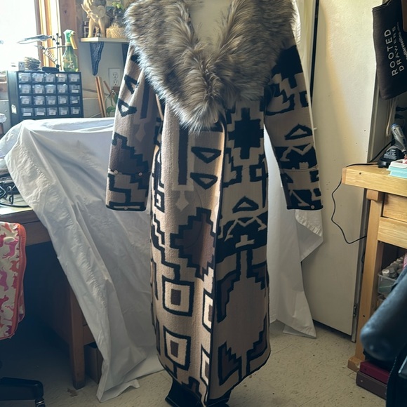 Tasha Polizzi Jackets & Blazers - COPY - Long decorative coat